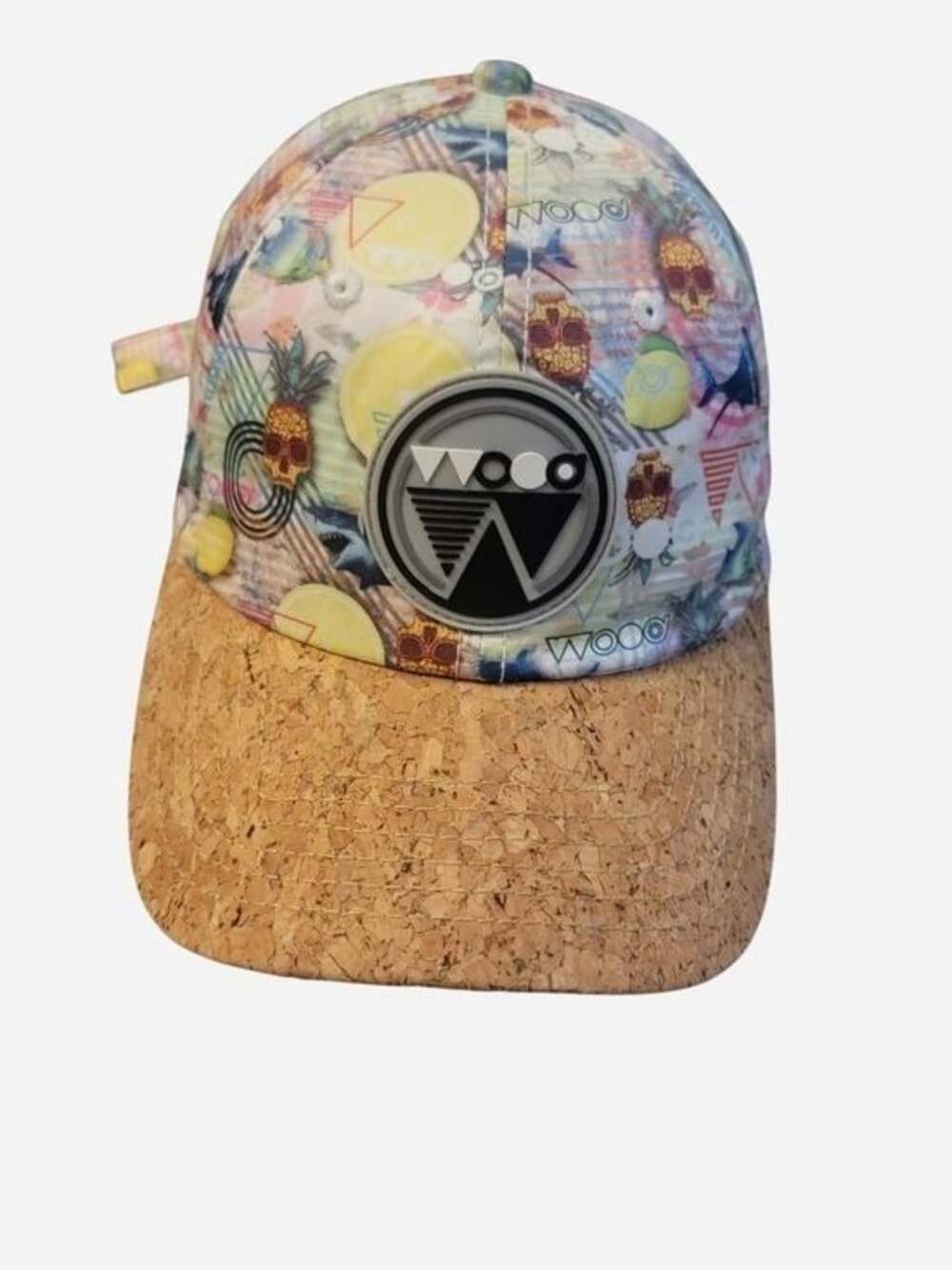 Multicolor Cork Bill Baseball Cap Women